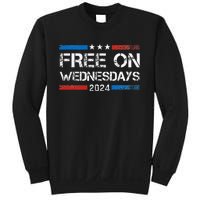 Biden Free On Wednesdays Us Flag Sweatshirt