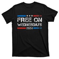 Biden Free On Wednesdays Us Flag T-Shirt