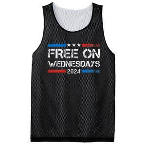 Biden Free On Wednesdays Us Flag Mesh Reversible Basketball Jersey Tank