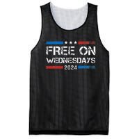 Biden Free On Wednesdays Us Flag Mesh Reversible Basketball Jersey Tank