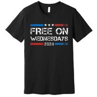 Biden Free On Wednesdays Us Flag Premium T-Shirt