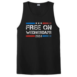 Biden Free On Wednesdays Us Flag PosiCharge Competitor Tank