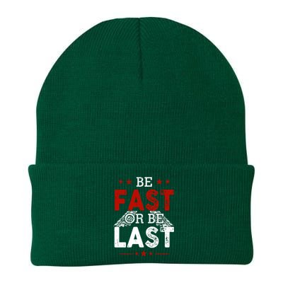 Be Fast Or Last Drag Dirt Racing Race Car Driver Racer Knit Cap Winter Beanie