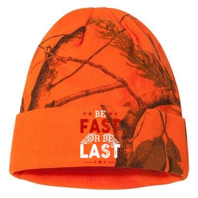 Be Fast Or Last Drag Dirt Racing Race Car Driver Racer Kati Licensed 12" Camo Beanie