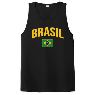 Brasil Flag Of Brazil PosiCharge Competitor Tank