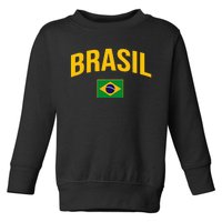 Brasil Flag Of Brazil Toddler Sweatshirt