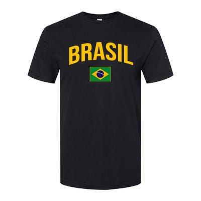 Brasil Flag Of Brazil Softstyle CVC T-Shirt