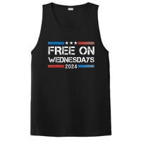 Biden Free On Wednesdays Us Flag Vintage PosiCharge Competitor Tank