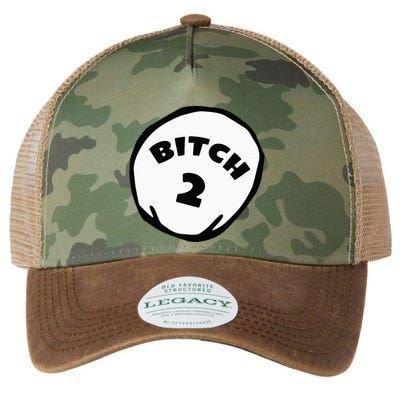 Best Friend Outfits Thing 1 And 2 Bitch 1 And 2 Legacy Tie Dye Trucker Hat