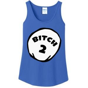 Best Friend Outfits Thing 1 And 2 Bitch 1 And 2 Ladies Essential Tank