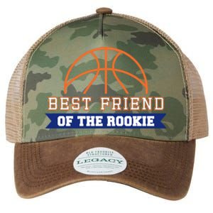 Best Friend Of Rookie 1st Birthday Basketball Theme Matching Cute Gift Legacy Tie Dye Trucker Hat