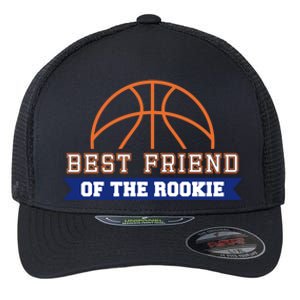 Best Friend Of Rookie 1st Birthday Basketball Theme Matching Cute Gift Flexfit Unipanel Trucker Cap