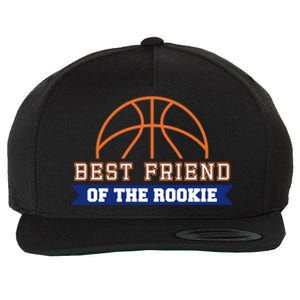 Best Friend Of Rookie 1st Birthday Basketball Theme Matching Cute Gift Wool Snapback Cap