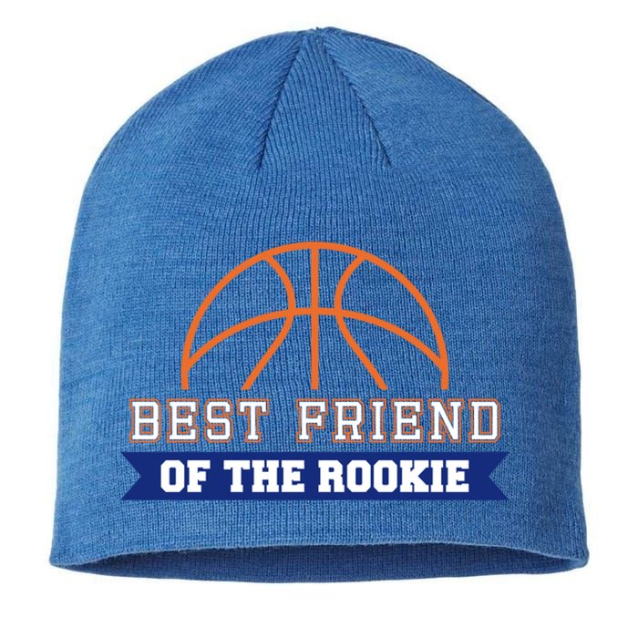 Best Friend Of Rookie 1st Birthday Basketball Theme Matching Cute Gift Sustainable Beanie