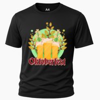 Boho Floral Oktoberfest Beers Cooling Performance Crew T-Shirt