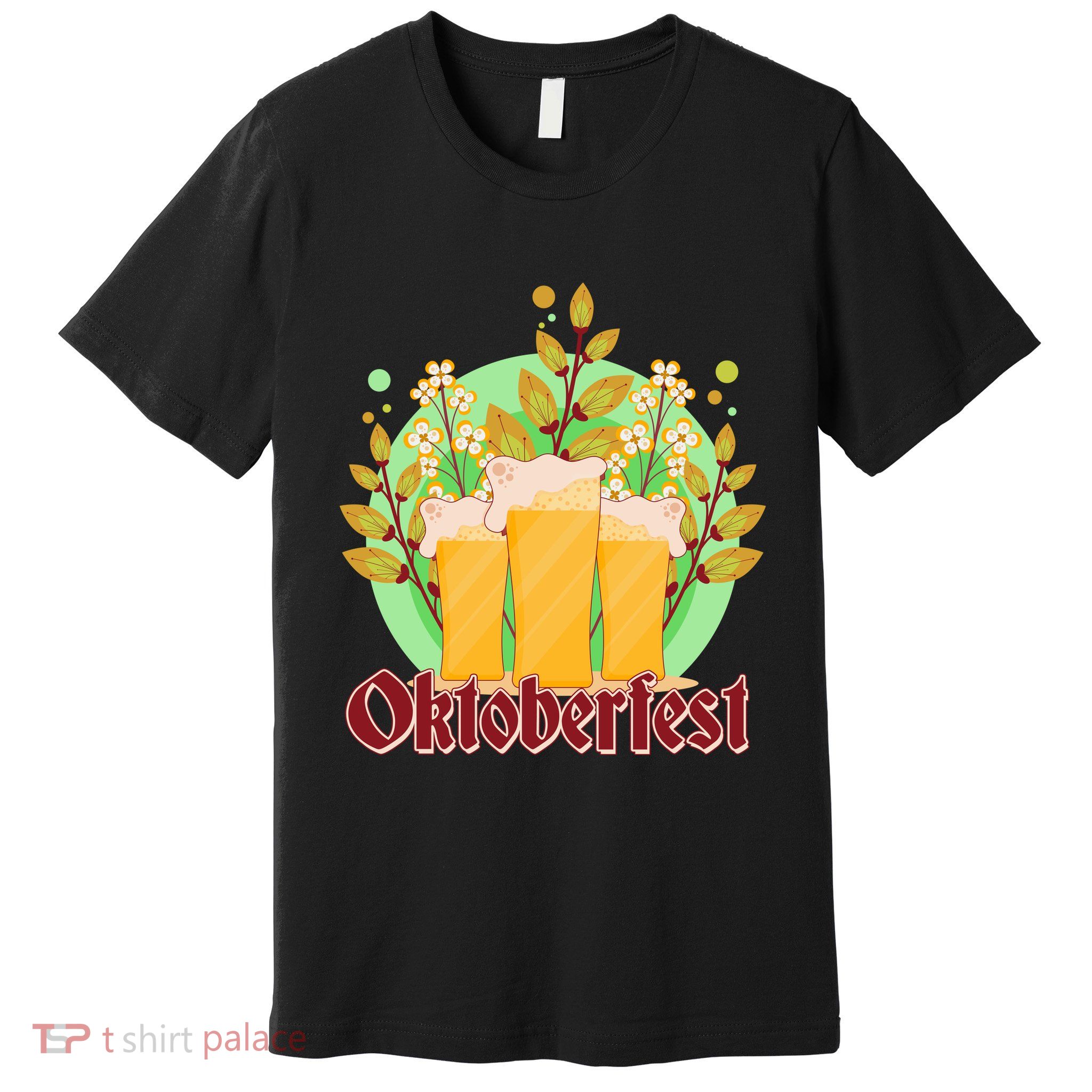 Boho Floral Oktoberfest Beers Premium T-Shirt