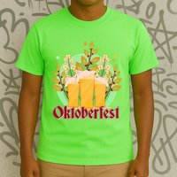 Boho Floral Oktoberfest Beers T-Shirt