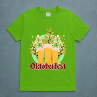 Boho Floral Oktoberfest Beers T-Shirt