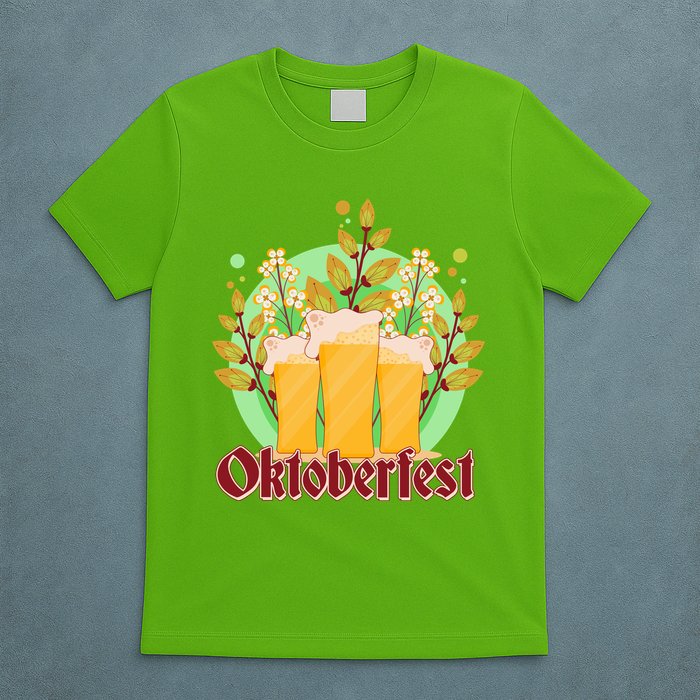 Boho Floral Oktoberfest Beers T-Shirt