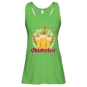 Boho Floral Oktoberfest Beers Ladies Essential Flowy Tank