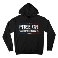 Biden Free On Wednesdays Us Flag Vintage 4th Of July Hoodie