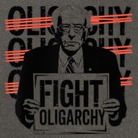 Bernie Fight Oligarchy Raglan Baseball Cotton Canvas Backpack
