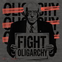 Bernie Fight Oligarchy Raglan Baseball Vector Backpack