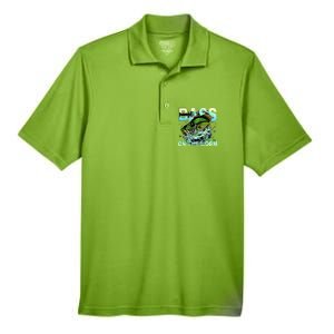 Bass Fishing On The Storm Men's Origin Performance Pique Polo