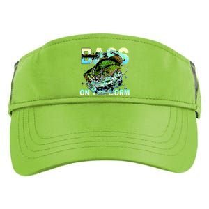 Bass Fishing On The Storm Adult Drive Performance Visor