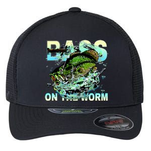 Bass Fishing On The Storm Flexfit Unipanel Trucker Cap