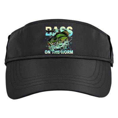 Bass Fishing On The Storm Adult Drive Performance Visor