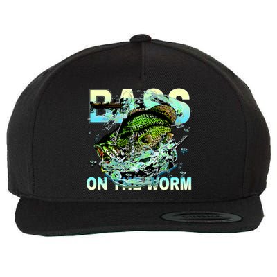 Bass Fishing On The Storm Wool Snapback Cap