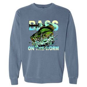 Bass Fishing On The Storm Garment-Dyed Sweatshirt