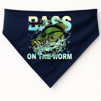 Bass Fishing On The Storm USA-Made Doggie Bandana