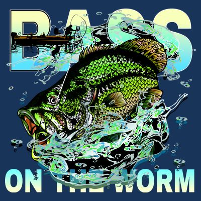 Bass Fishing On The Storm T-Shirt