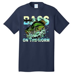 Bass Fishing On The Storm Tall T-Shirt