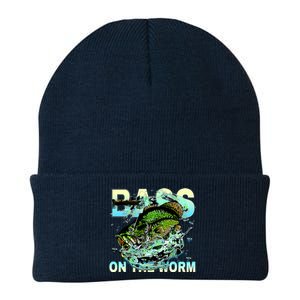 Bass Fishing On The Storm Knit Cap Winter Beanie