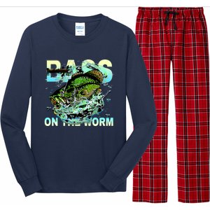 Bass Fishing On The Storm Long Sleeve Pajama Set