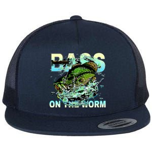 Bass Fishing On The Storm Flat Bill Trucker Hat