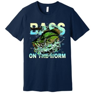 Bass Fishing On The Storm Premium T-Shirt