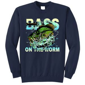 Bass Fishing On The Storm Tall Sweatshirt