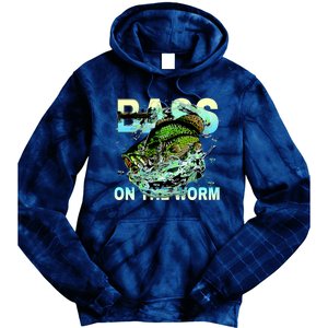 Bass Fishing On The Storm Tie Dye Hoodie