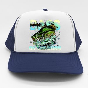 Bass Fishing On The Storm Trucker Hat