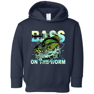 Bass Fishing On The Storm Toddler Hoodie