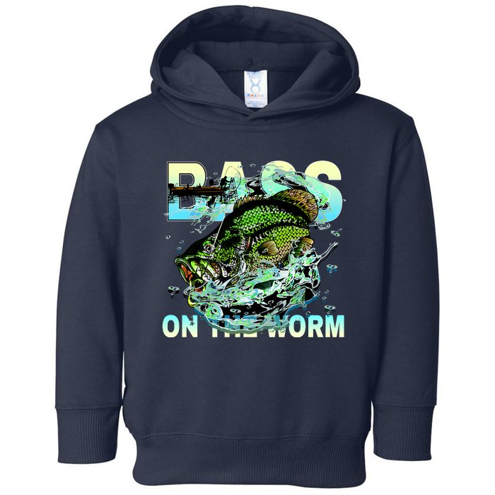 Bass Fishing On The Storm Toddler Hoodie