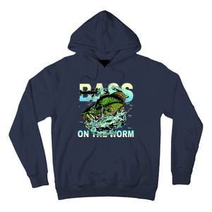 Bass Fishing On The Storm Tall Hoodie