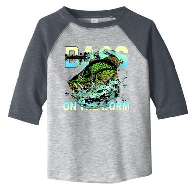 Bass Fishing On The Storm Toddler Fine Jersey T-Shirt