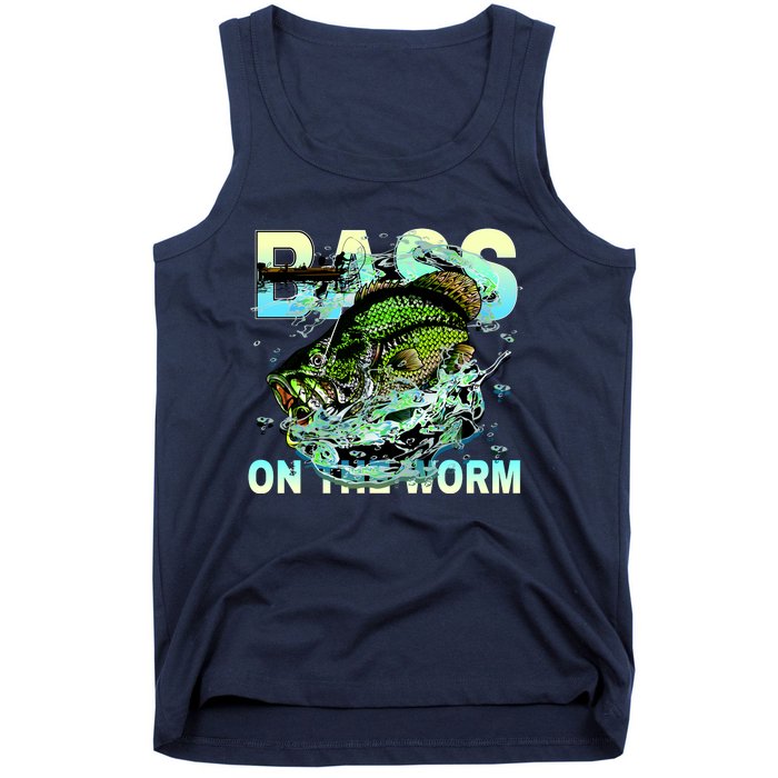 Bass Fishing On The Storm Tank Top