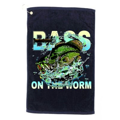 Bass Fishing On The Storm Golf Towel