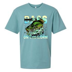 Bass Fishing On The Storm Sueded Cloud Jersey T-Shirt